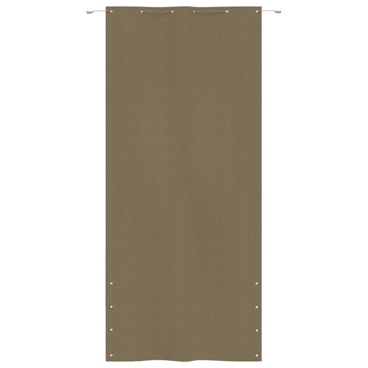 VIDAXL Balkon Bildschirm 120x240 cm Oxford Stofftaupe