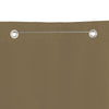 VIDAXL Balkon Bildschirm 120x240 cm Oxford Stofftaupe