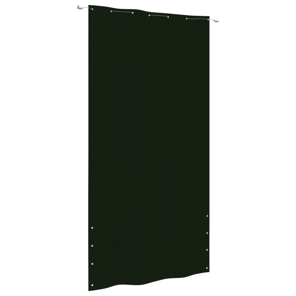 Vidaxl Balkon Bildschirm 140x240 cm Oxford Stoff dunkelgrün