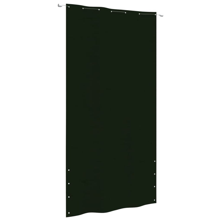 Vidaxl Balkon Bildschirm 140x240 cm Oxford Stoff dunkelgrün