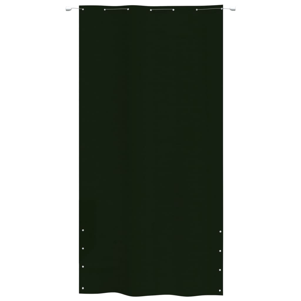 Vidaxl Balkon Bildschirm 140x240 cm Oxford Stoff dunkelgrün