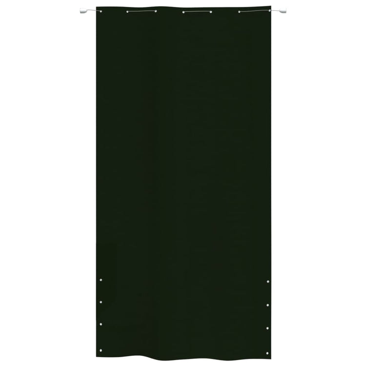 Vidaxl Balkon Bildschirm 140x240 cm Oxford Stoff dunkelgrün