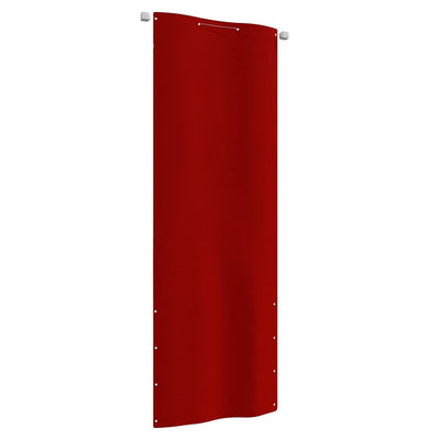 Vidaxl Balkon Bildschirm 80x240 cm Oxford Stoff rot