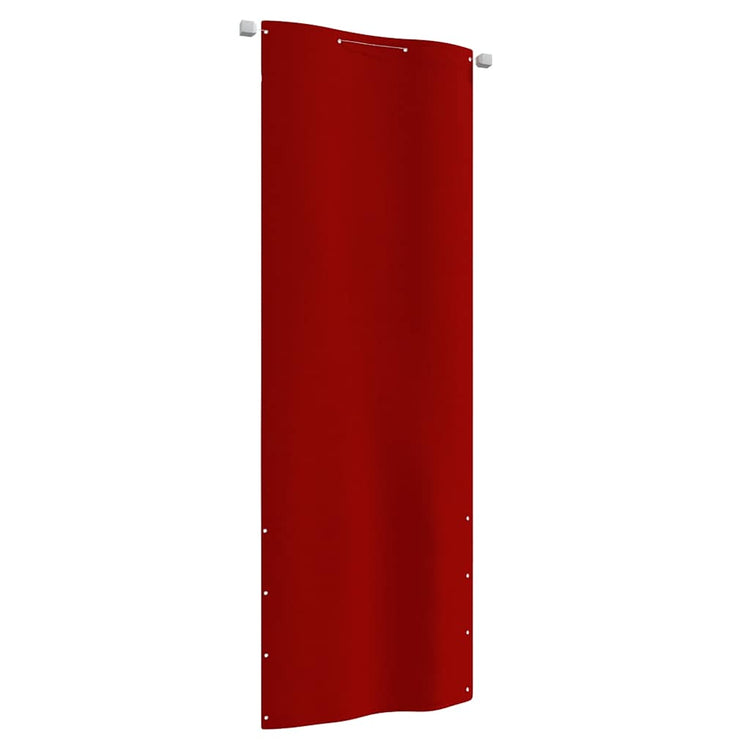 Vidaxl Balkon Bildschirm 80x240 cm Oxford Stoff rot
