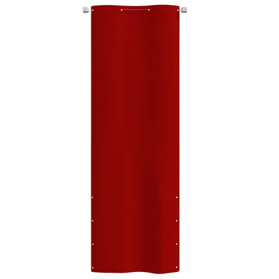 Vidaxl Balkon Bildschirm 80x240 cm Oxford Stoff rot