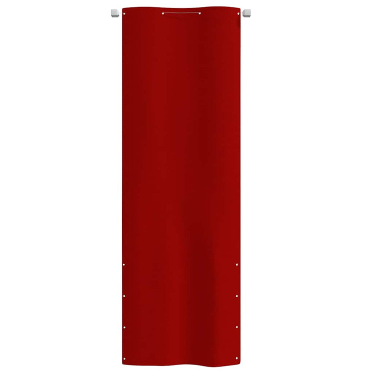 Vidaxl Balkon Bildschirm 80x240 cm Oxford Stoff rot