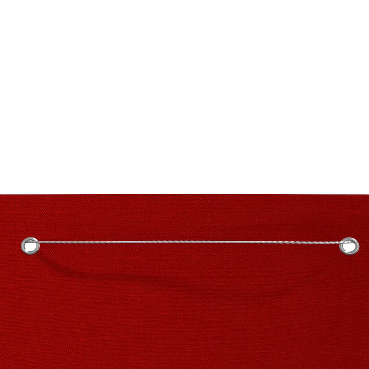 Vidaxl Balkon Bildschirm 80x240 cm Oxford Stoff rot