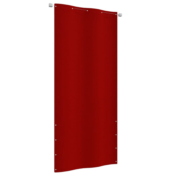Vidaxl Balkon Bildschirm 100x240 cm Oxford Stoff rot
