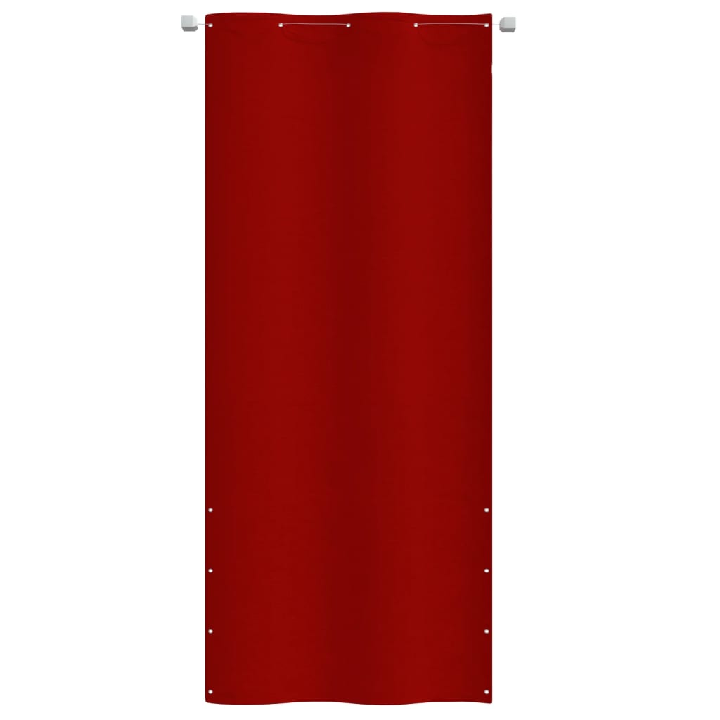 Vidaxl Balkon Bildschirm 100x240 cm Oxford Stoff rot