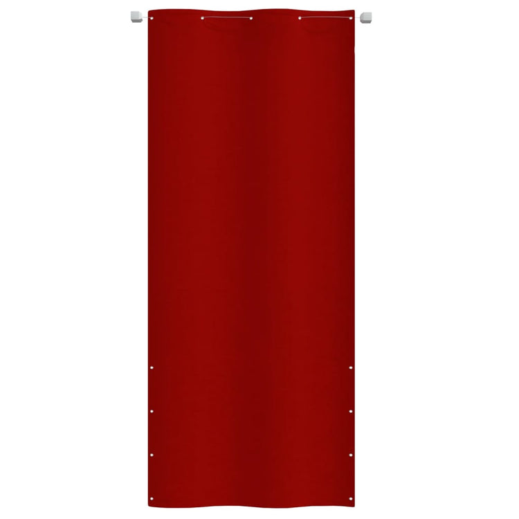 Vidaxl Balkon Bildschirm 100x240 cm Oxford Stoff rot