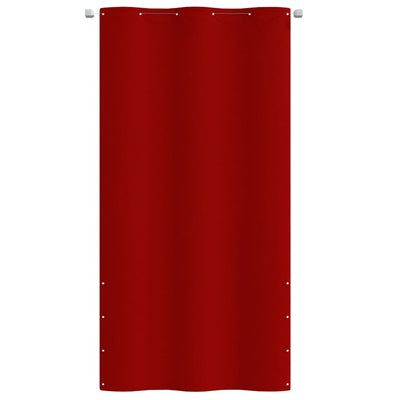 Vidaxl Balkon Bildschirm 120x240 cm Oxford Stoff rot