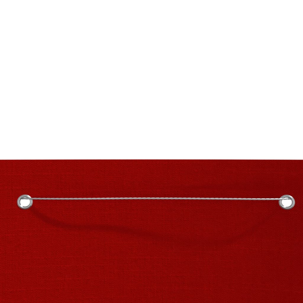 Vidaxl Balkon Bildschirm 120x240 cm Oxford Stoff rot