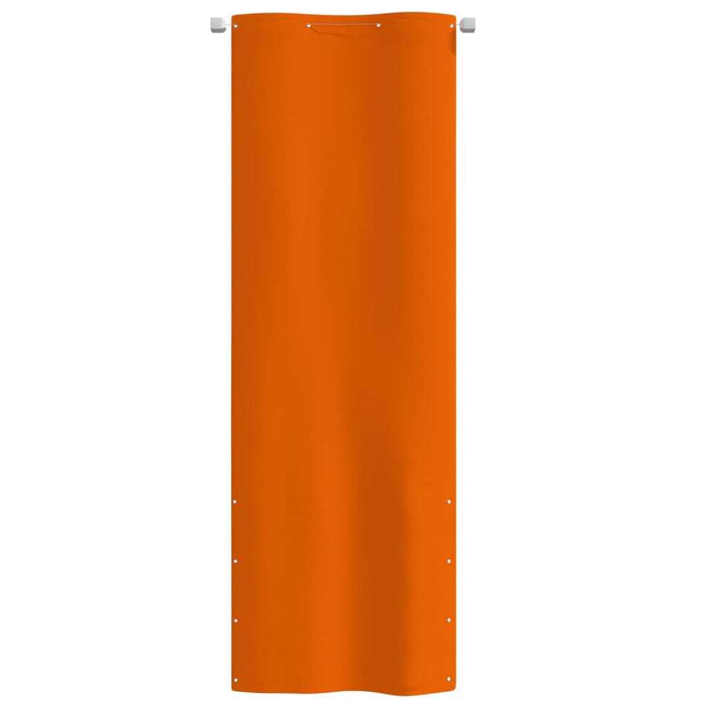 Vidaxl Balkon Bildschirm 80x240 cm Oxford Fabric Orange