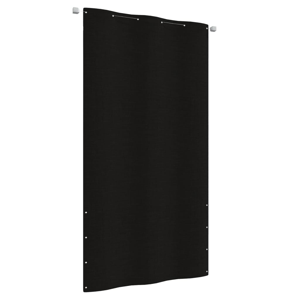 Vidaxl Balkon Bildschirm 120x240 cm Oxford Stoff schwarz