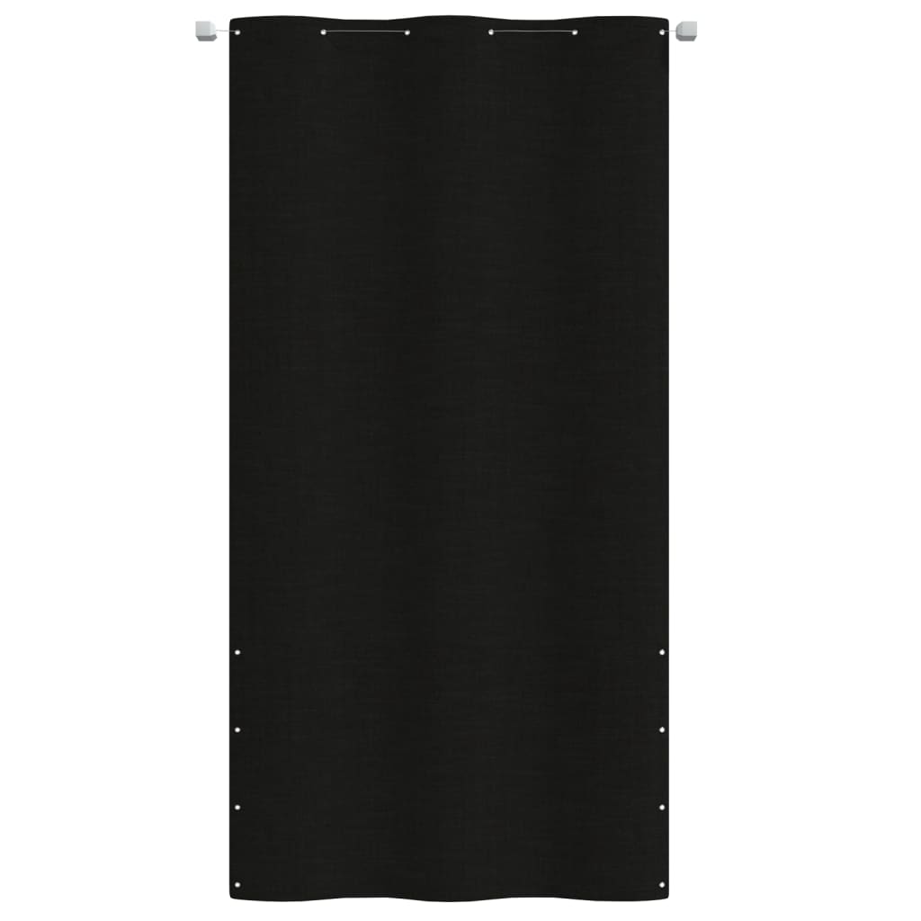 Vidaxl Balkon Bildschirm 120x240 cm Oxford Stoff schwarz