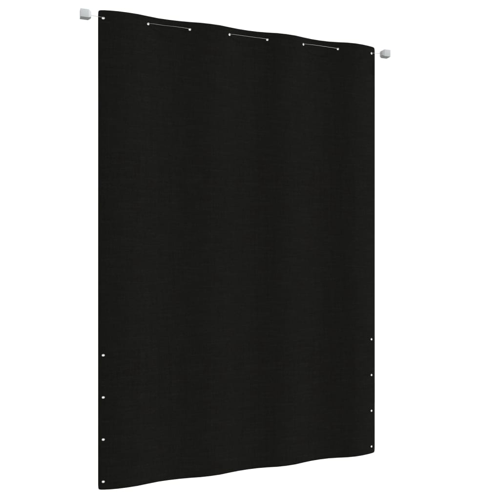 Vidaxl Balkon Bildschirm 160x240 cm Oxford Stoff schwarz