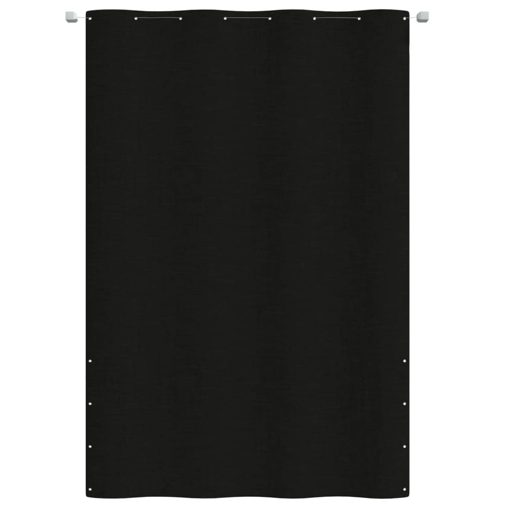 Vidaxl Balkon Bildschirm 160x240 cm Oxford Stoff schwarz