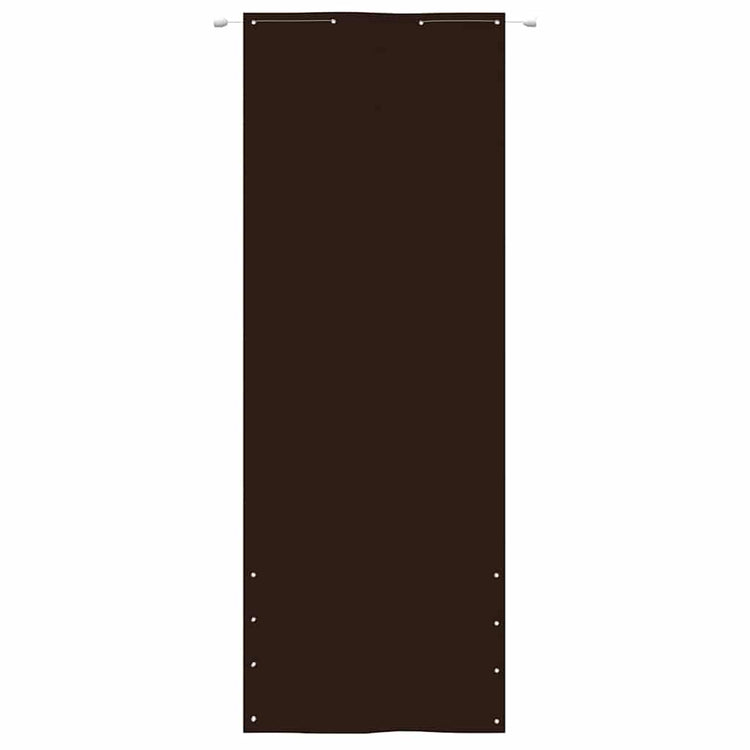 Vidaxl Balkon Bildschirm 80x240 cm Oxford Stoff braun