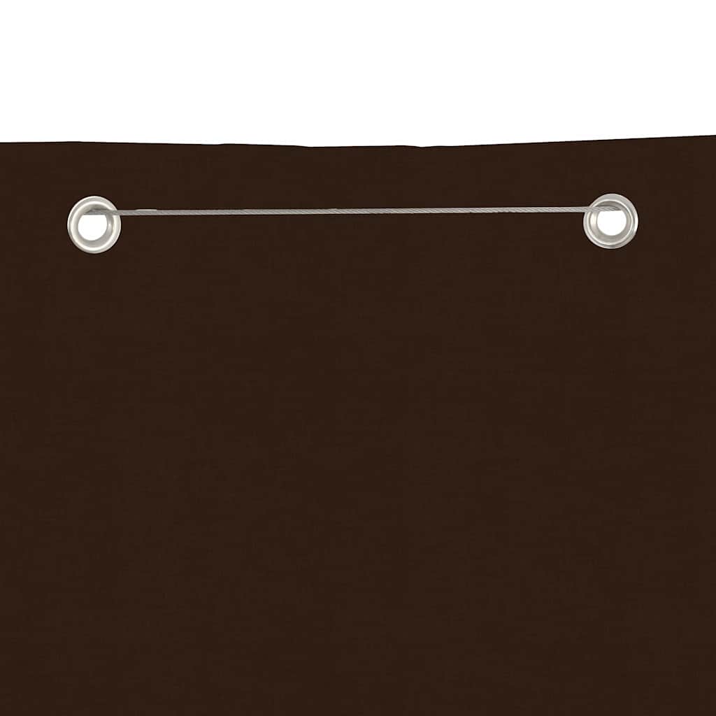 Vidaxl Balkon Bildschirm 80x240 cm Oxford Stoff braun