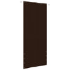 Vidaxl Balkon Bildschirm 100x240 cm Oxford Stoff braun