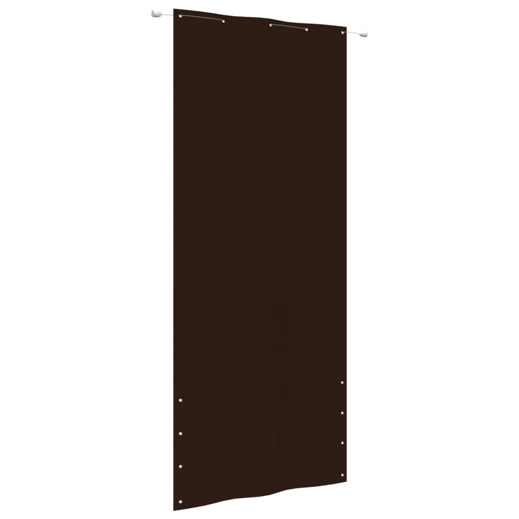 Vidaxl Balkon Bildschirm 100x240 cm Oxford Stoff braun