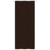 Vidaxl Balkon Bildschirm 100x240 cm Oxford Stoff braun