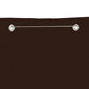 Vidaxl Balkon Bildschirm 100x240 cm Oxford Stoff braun