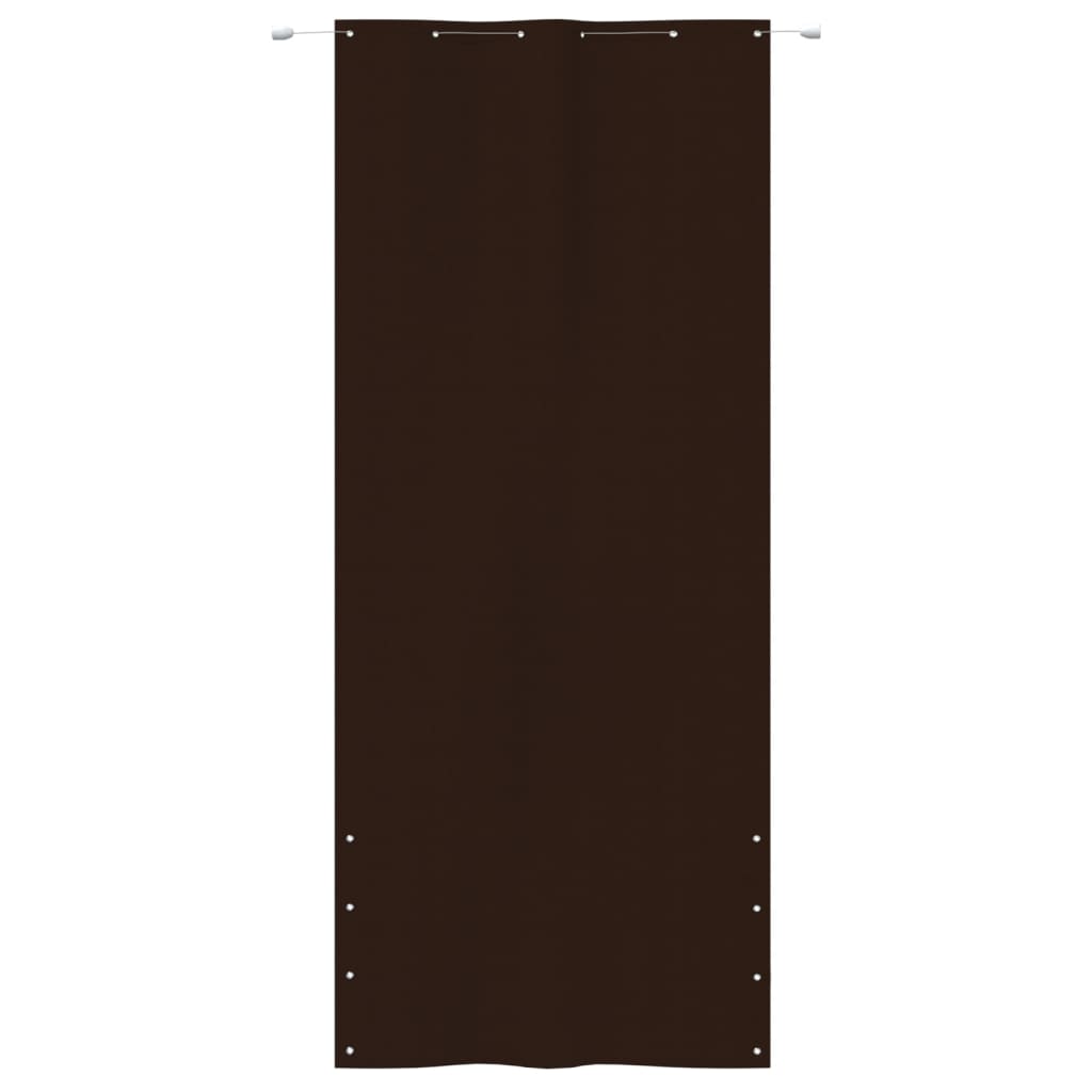 Vidaxl Balkon Bildschirm 120x240 cm Oxford Stoff braun