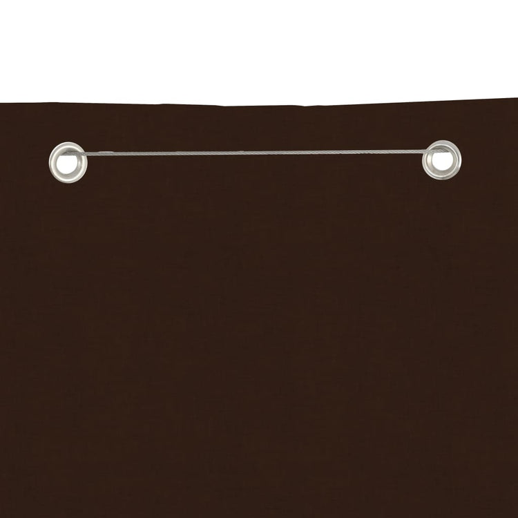Vidaxl Balkon Bildschirm 120x240 cm Oxford Stoff braun