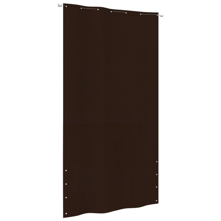 Vidaxl Balkon Bildschirm 140x240 cm Oxford Stoff braun