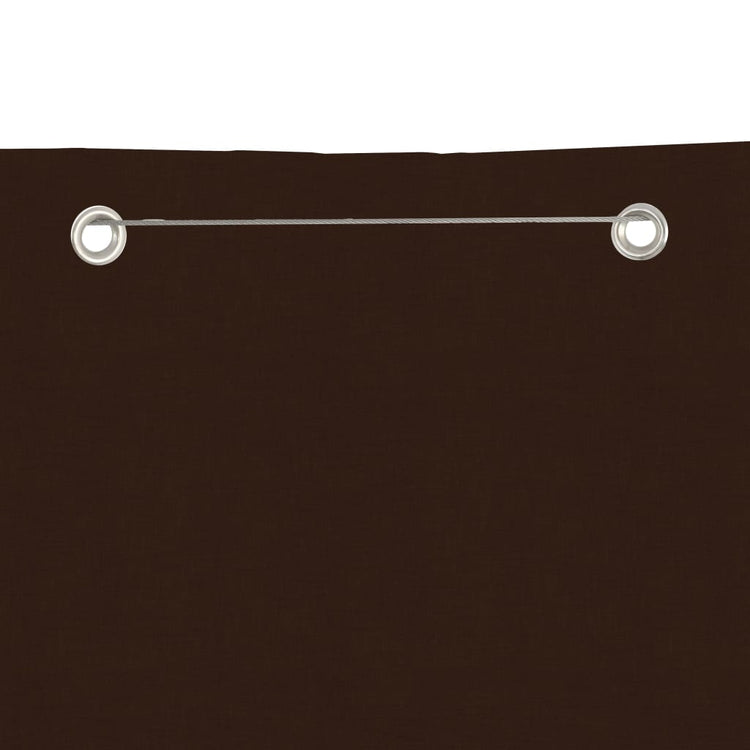 Vidaxl Balkon Bildschirm 160x240 cm Oxford Stoff braun