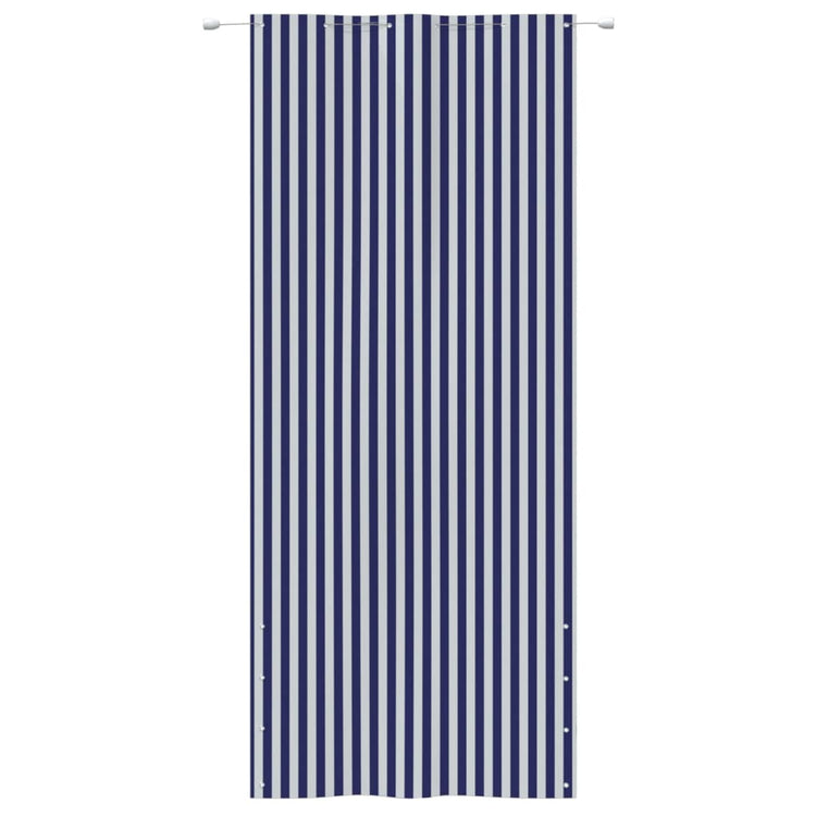 Vidaxl Balkon Bildschirm 120x240 cm Oxford Stoff blau und weiß