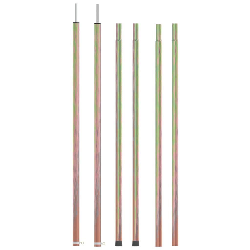 VIDAXL-Zeltpolen 2 PC Teleskop 170-255 cm verzinkter Stahl