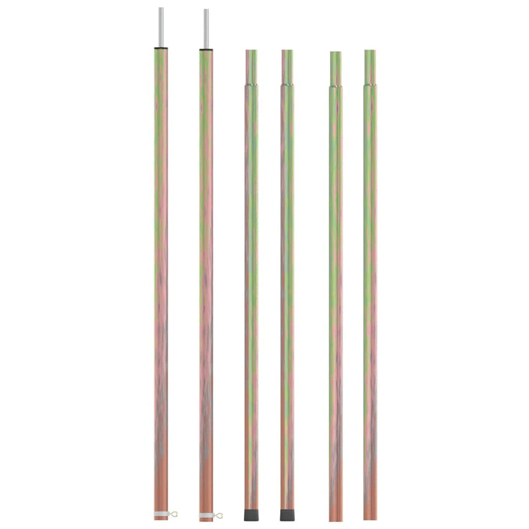 VIDAXL-Zeltpolen 2 PC Teleskop 170-255 cm verzinkter Stahl