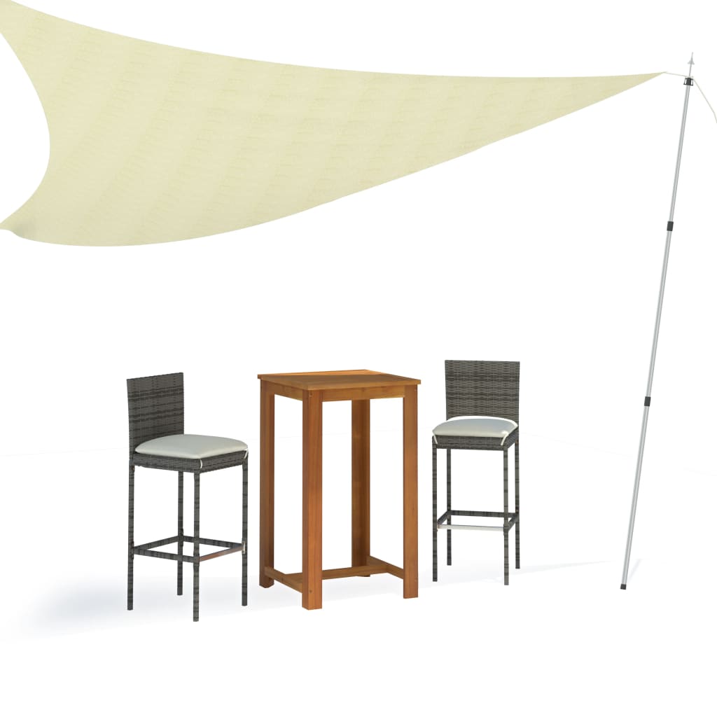 Vidaxl Luifelstok Teleskope 102-260 cm Aluminium