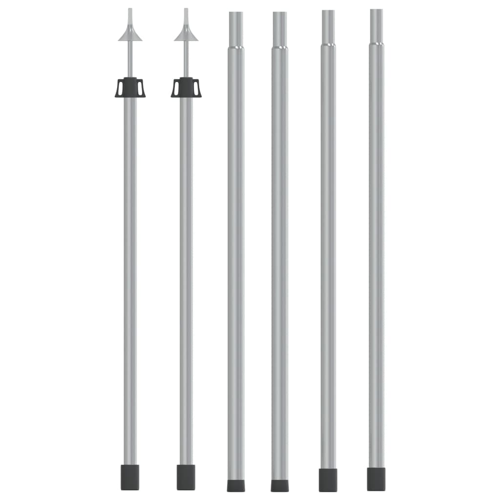 Vidaxl Laifel Sticks 2 PC Telescopic 102-260 cm Aluminium