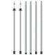 Vidaxl Laifel Sticks 2 PC Telescopic 102-260 cm Aluminium