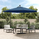 Vidaxl schwimmendes Parasol mit LED -Beleuchtung 350 cm Azure Blau