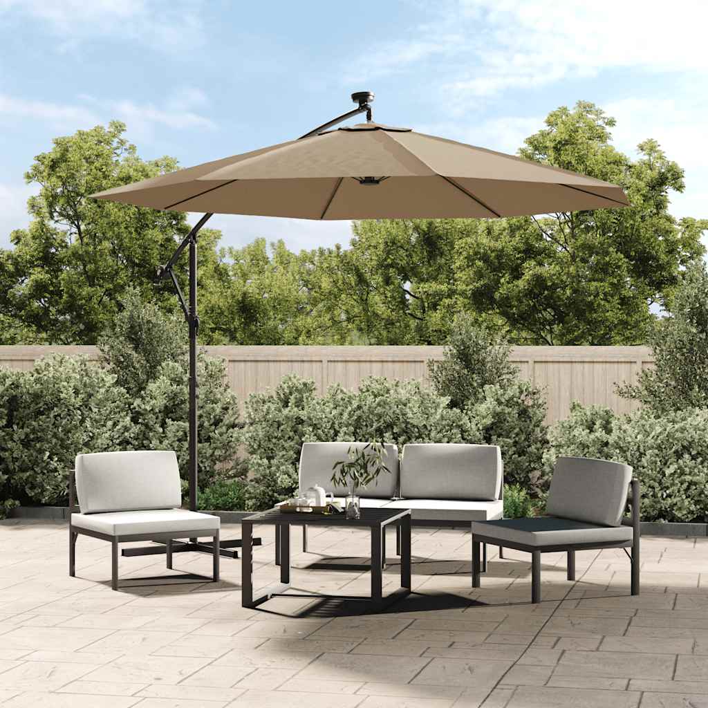 Vidaxl Ersatztuch für schwimmende Parasol 300 cm Taupe