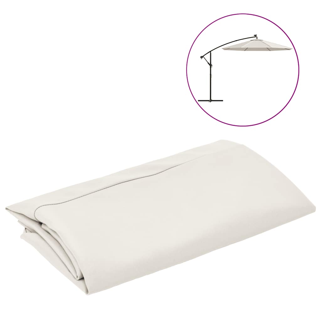 Vidaxl Ersatztuch für schwimmende Parasol 350 cm Sandweiß