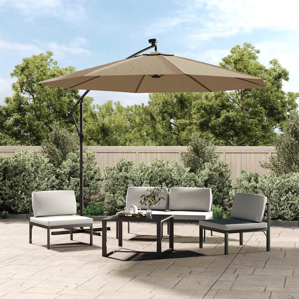Vidaxl Ersatztuch für schwimmende Parasol 350 cm Taupe