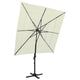 Vidaxl Parasol 4-Layer mit Aluminiumpol 250x250 cm sandfarben