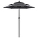 Vidaxl Parasol 3-Schicht mit Aluminiumpol 2 m Anthrazitfarbe
