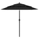 Vidaxl Parasol 3-Layer mit Aluminiumpol 2,5 m schwarz