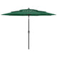 Vidaxl Parasol 3-Schicht mit Aluminiumpol 3 m grün
