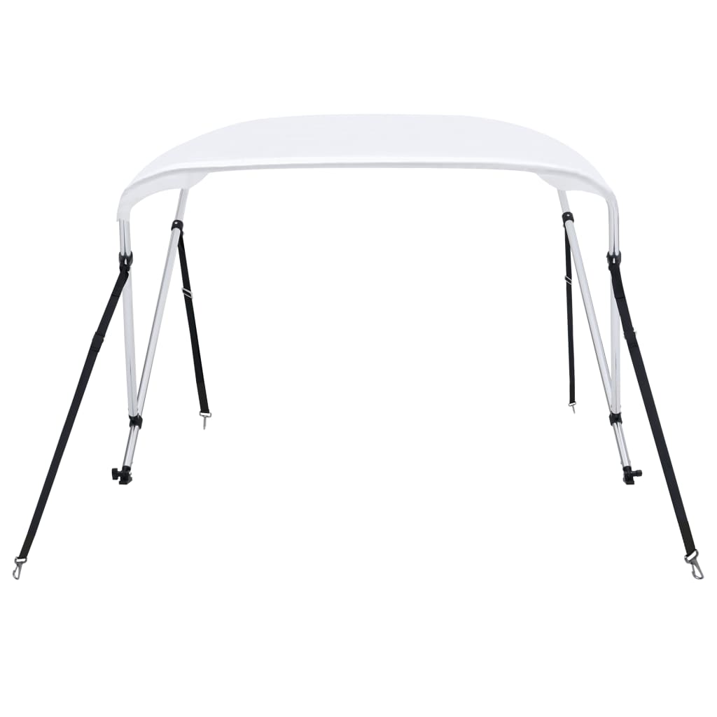 Vidaxl Biminitop 2-BOWS 150x120x110 cm Weiß