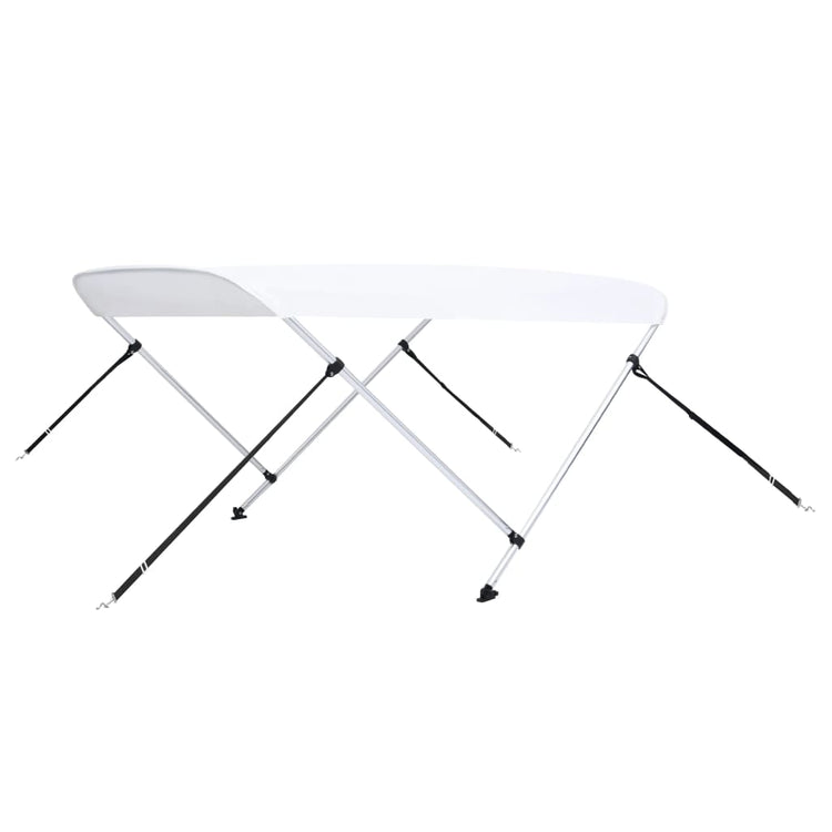Vidaxl Biminitop 2-BOWS 180x150x110 cm Weiß