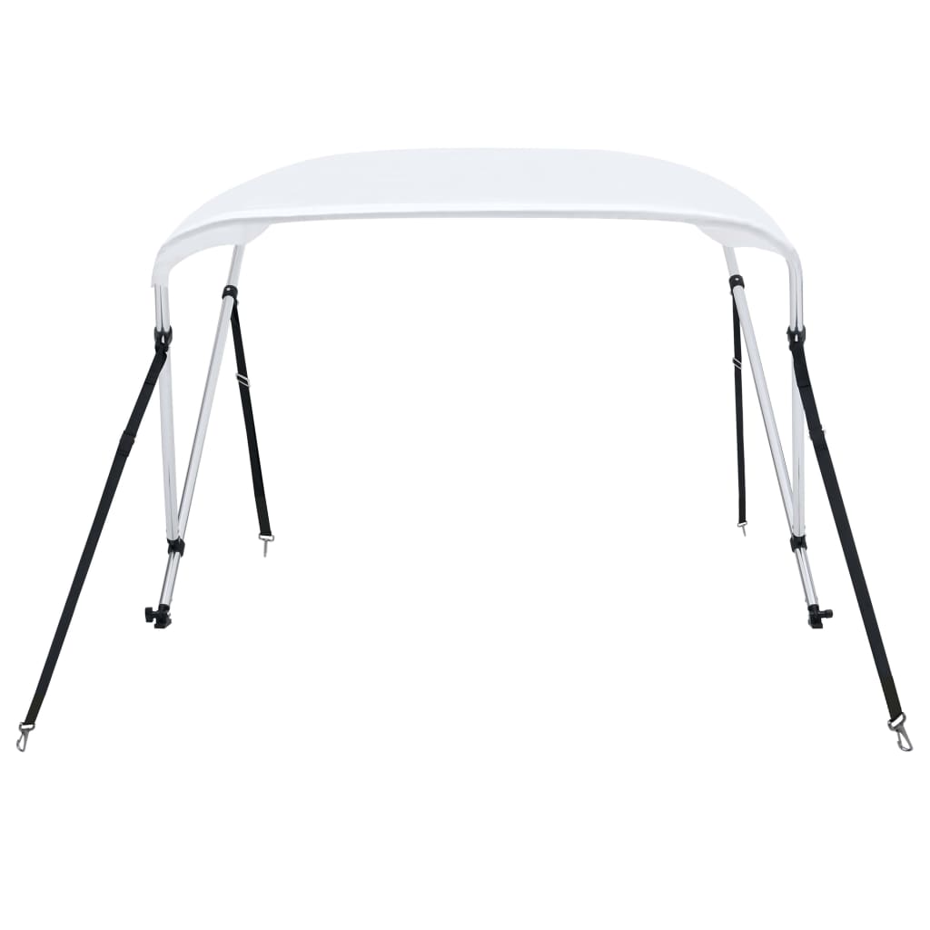Vidaxl Biminitop 2-BOWS 180x150x110 cm Weiß
