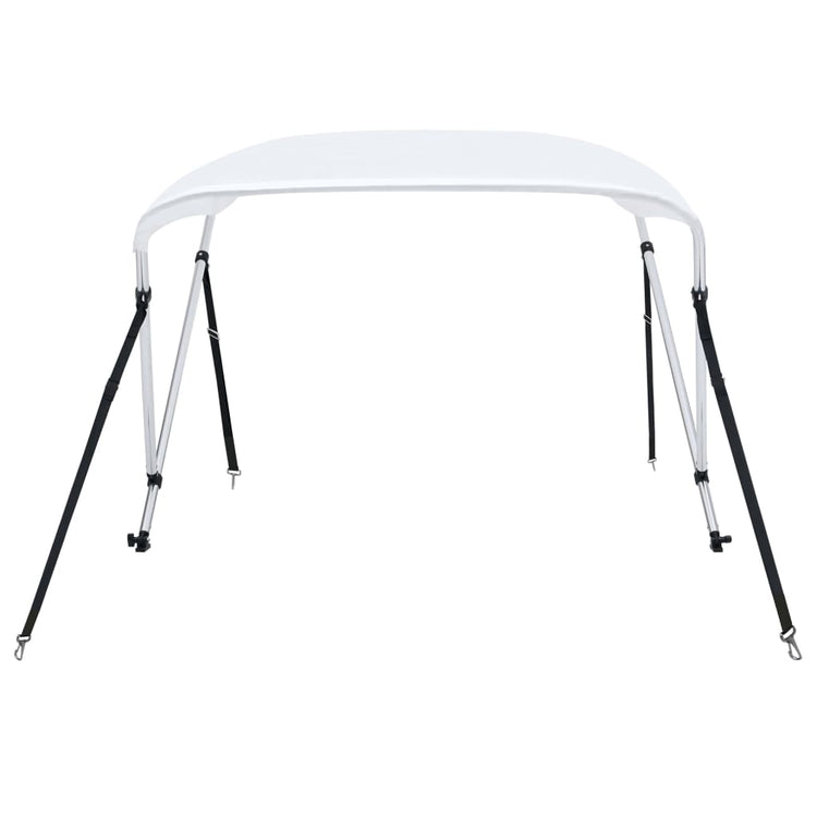 Vidaxl Biminitop 2-BOWS 180x150x110 cm Weiß