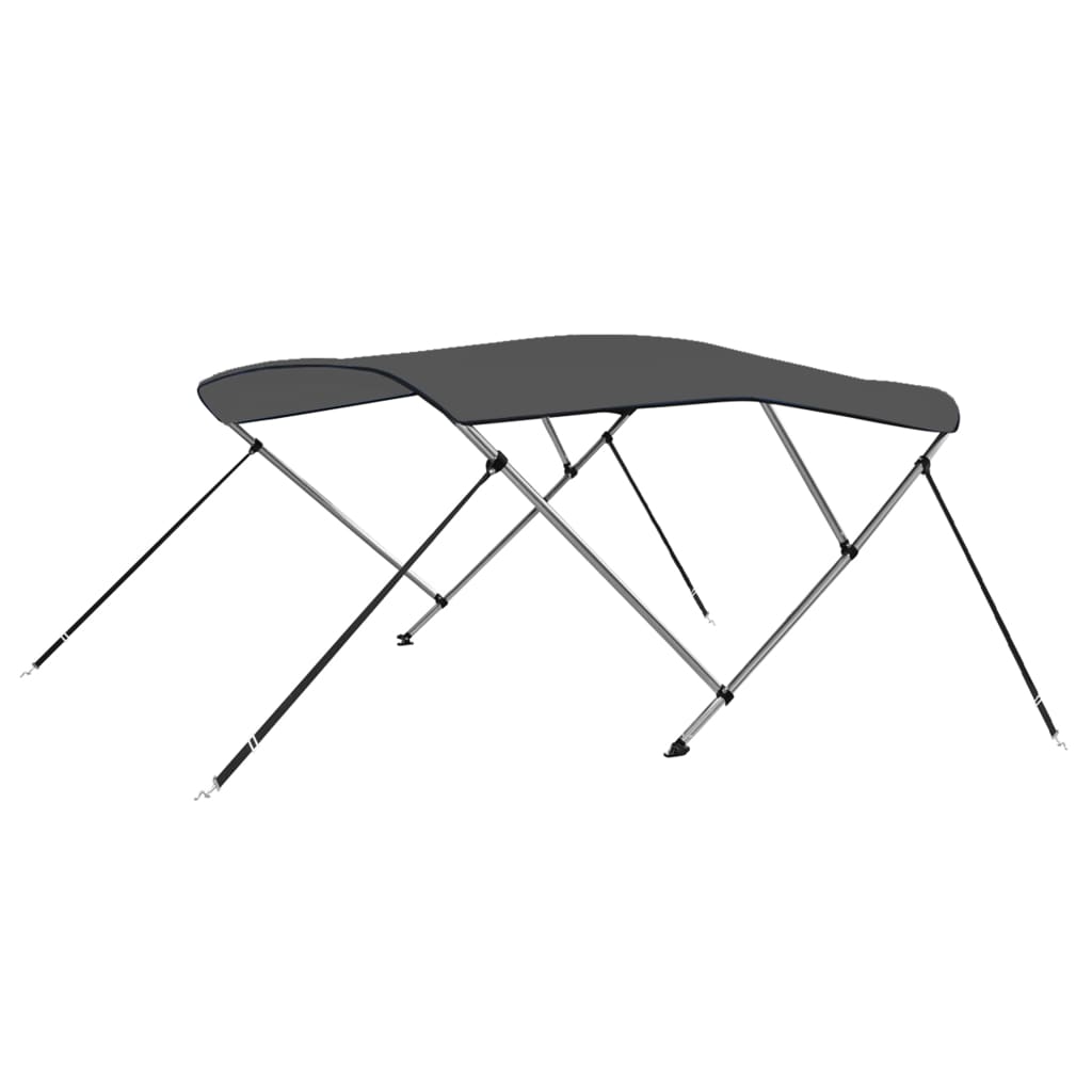 Vidaxl Biminitop 3-Boogs 183x196x137 cm Anthrazitfarben